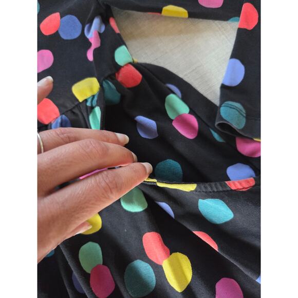 Hanna Andersson Black Confetti Skater Dress - Picture 5 of 8